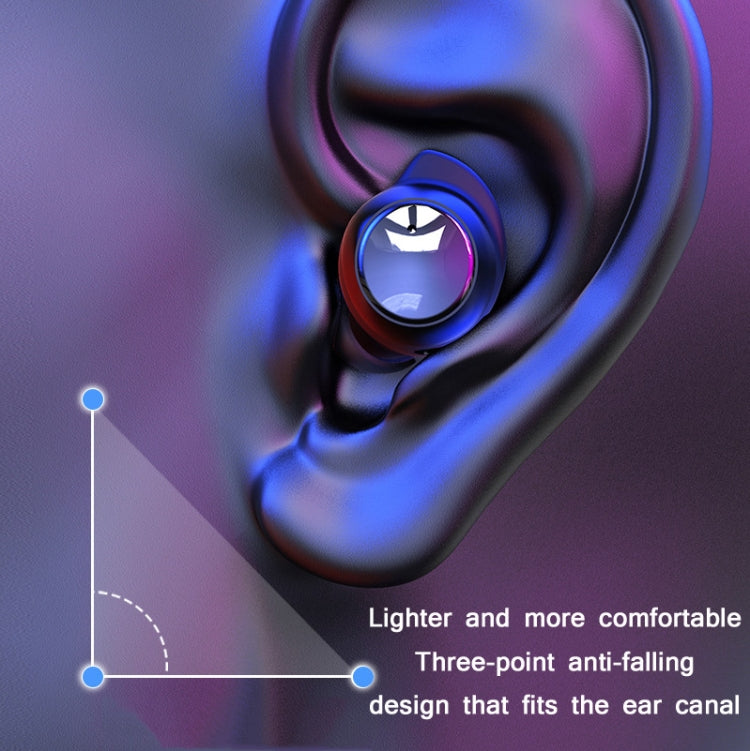 TWS-24 Bluetooth 5.0 Wireless Noise Cancelling Waterproof Touch Control Mini Earphone Support Voice Assistant(Gray) - TWS Earphone by PMC TechLife | Online Shopping South Africa | PMC TechLife