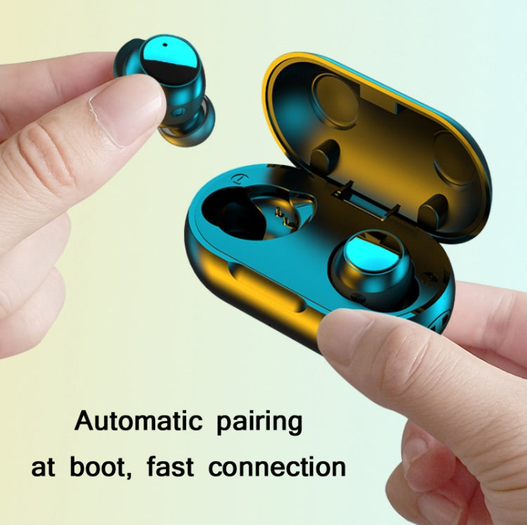 TWS-22 Bluetooth 5.0 In-Ear Sports Waterproof Noise Cancelling Touch Control Mini Headphones(Black) - TWS Earphone by PMC TechLife | Online Shopping South Africa | PMC TechLife