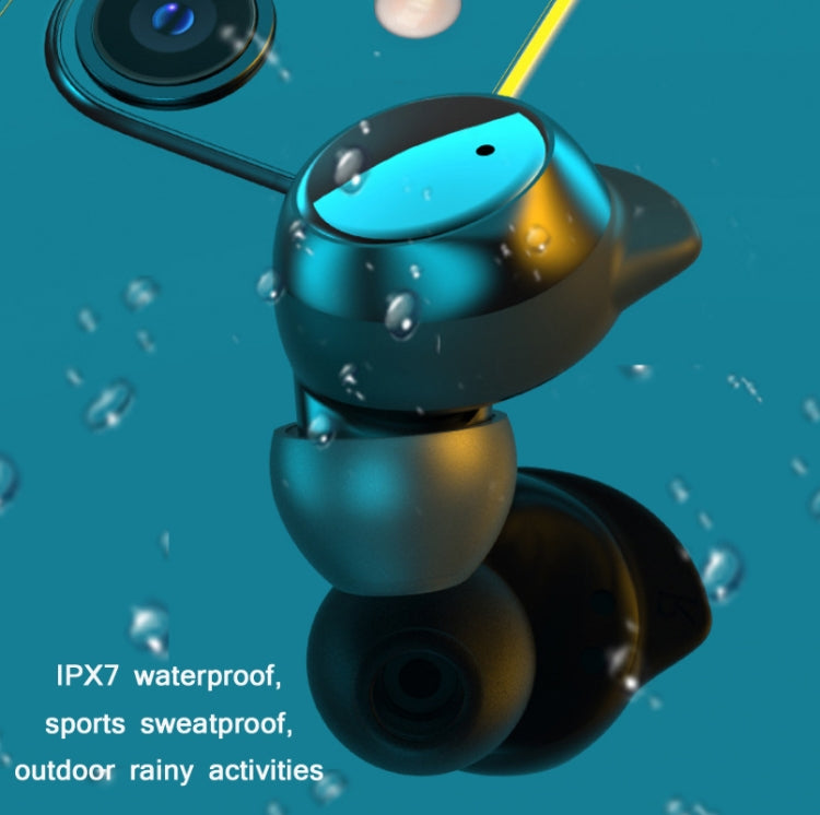 TWS-22 Bluetooth 5.0 In-Ear Sports Waterproof Noise Cancelling Touch Control Mini Headphones(Black) - TWS Earphone by PMC TechLife | Online Shopping South Africa | PMC TechLife