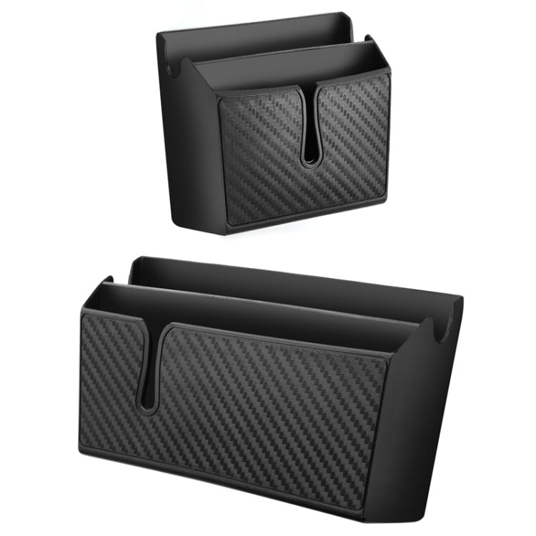 DM-020 Car Sticky Carbon Fiber Storage Bag Car Mobile Phone Storage Box Large - free shipping - PMC TechLife - Order now!