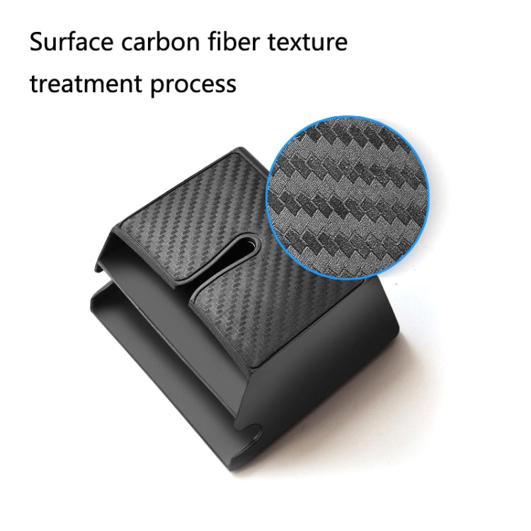 DM-020 Car Sticky Carbon Fiber Storage Bag Car Mobile Phone Storage Box Large - free shipping - PMC TechLife - Order now!