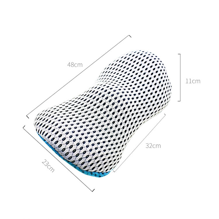 Car Supplies Lumbar Support Memory Foam Car Backrest Lumbar Cushion Seat Cushion Lumbar Pillow, Colour: 4D Grid Black - Seat Accessories by PMC TechLife | Online Shopping South Africa | PMC TechLife