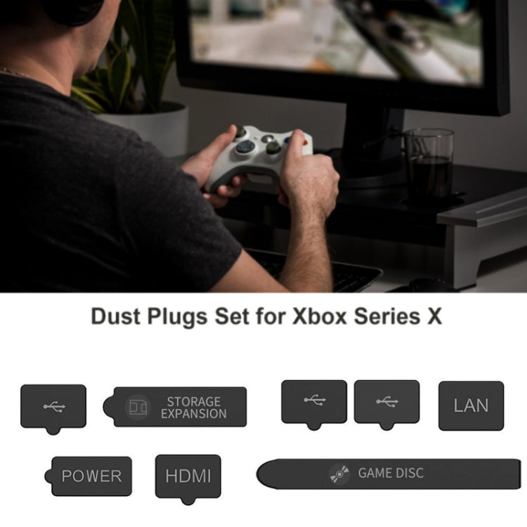For XBOX Series S/X Host Dustproof Set Dust Plug,Style: Normal Edition - Cases by PMC TechLife | Online Shopping South Africa | PMC TechLife