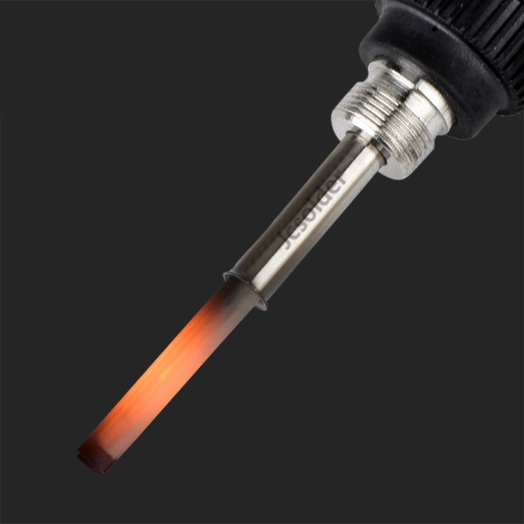 Metallic LCD Temperature Regulating Soldering Iron And Soldering Iron Tip Set Electric Soldering Iron Welding Tool(220V EU Plug Silver Head  Black) - Soldering Iron Set by PMC TechLife | Online Shopping South Africa | PMC TechLife | Buy Now Pay Later Mobicred