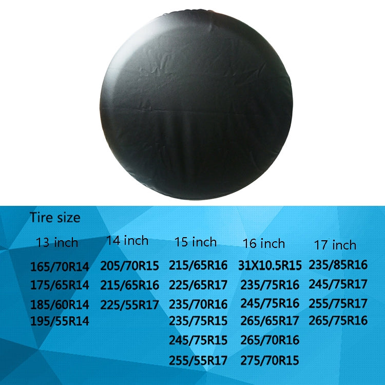 PVC Tire Cover Waterproof and Dust-proof Car Spare Tire Cover, Size: 17 inch - free shipping - PMC TechLife - Order now!