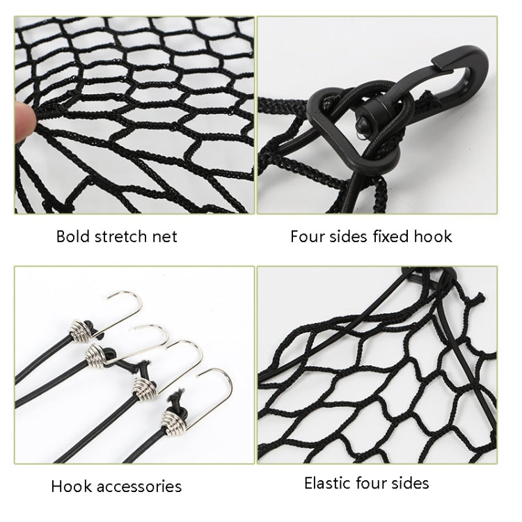 Car Pet Isolation Net Car Back Seat Dog Barrier Safety Net(120x70cm 4 Side Rubber Band) - Stowing Tidying by PMC TechLife | Online Shopping South Africa | PMC TechLife