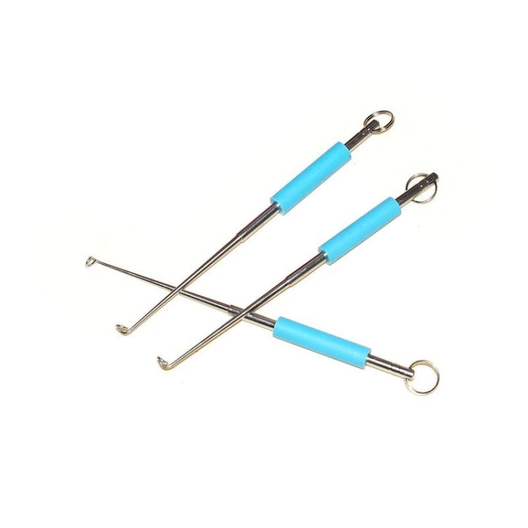 5 PCS Fishing Line Unhooker Deep Throat Hook Lifter Accessories For Fishing, Specification: Length 12.5cm(Blue) - Fishing Hooks by PMC TechLife | Online Shopping South Africa | PMC TechLife | Buy Now Pay Later Mobicred
