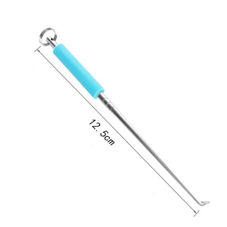 5 PCS Fishing Line Unhooker Deep Throat Hook Lifter Accessories For Fishing, Specification: Length 12.5cm(Blue) - Fishing Hooks by PMC TechLife | Online Shopping South Africa | PMC TechLife | Buy Now Pay Later Mobicred