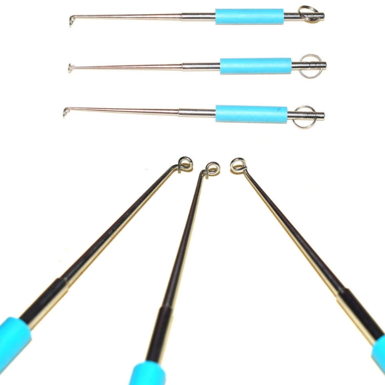 5 PCS Fishing Line Unhooker Deep Throat Hook Lifter Accessories For Fishing, Specification: Length 12.5cm(Blue) - Fishing Hooks by PMC TechLife | Online Shopping South Africa | PMC TechLife | Buy Now Pay Later Mobicred