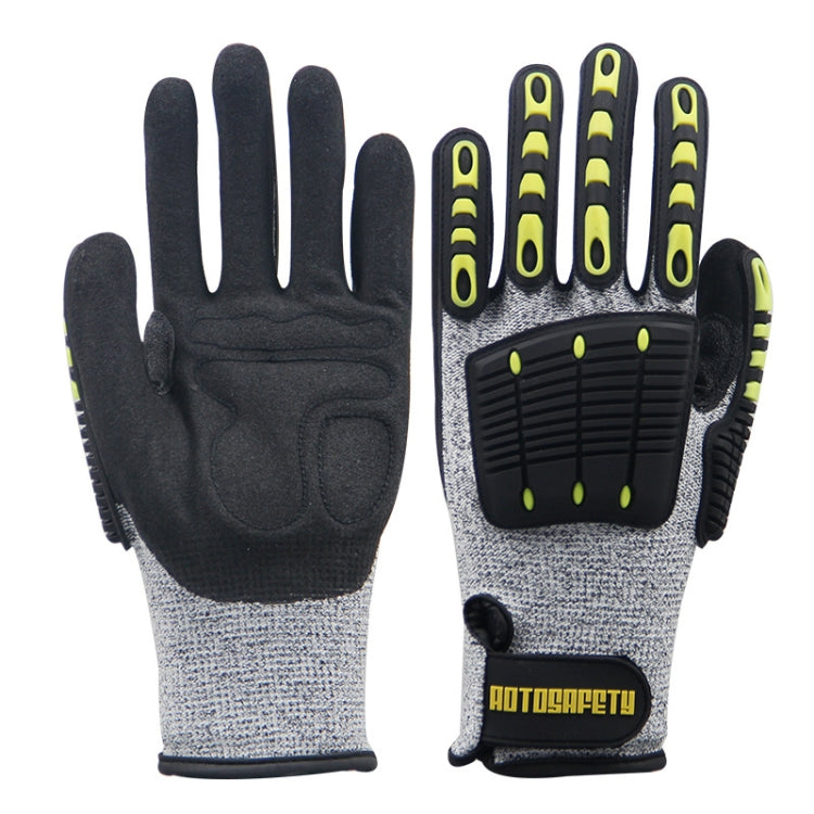 ROTOSAFETY RZT-HFZ20 Shock-Proof Anti-Smashing Anti-Cutting Anti-Collision Gloves TPR Mechanical Maintenance Fire Rescue Miners Mining Anti-Stab Gloves, Size: XL - Workplace Safety Supplies by PMC TechLife | Online Shopping South Africa | PMC TechLife