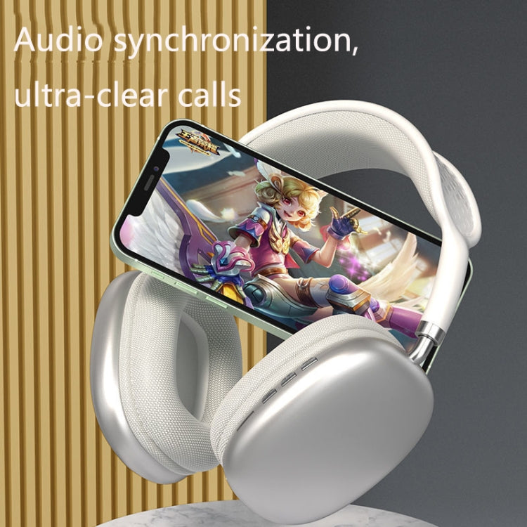 P9 Bluetooth 5.1 Subwoofer Wireless Headset Support AUX / TF Card(Blue) - Headset & Headphone by PMC TechLife | Online Shopping South Africa | PMC TechLife