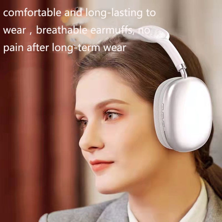 P9 Bluetooth 5.1 Subwoofer Wireless Headset Support AUX / TF Card(Red) - Headset & Headphone by PMC TechLife | Online Shopping South Africa | PMC TechLife