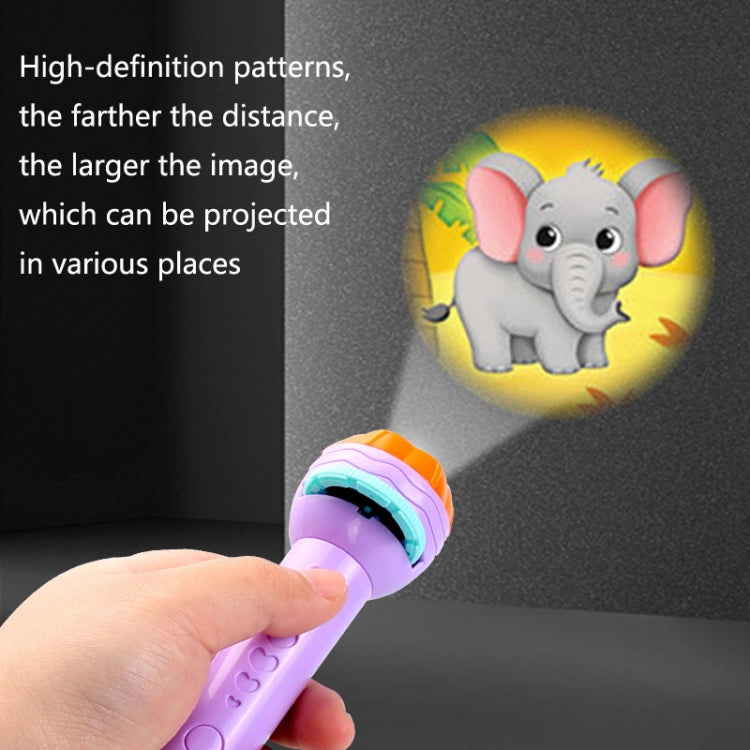 3 Sets Children Early Education Luminous Projection Flashlight, Specification: Purple + 40 Patterns - free shipping - PMC TechLife - Order now!