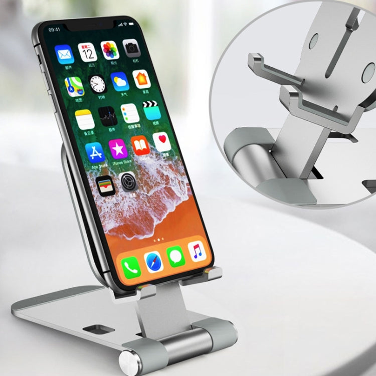 Magsafe Wireless Charging Stand Aluminum Alloy Folding Desktop Live Bracket(Dark Gray) - Desktop Holder by PMC TechLife | Online Shopping South Africa | PMC TechLife