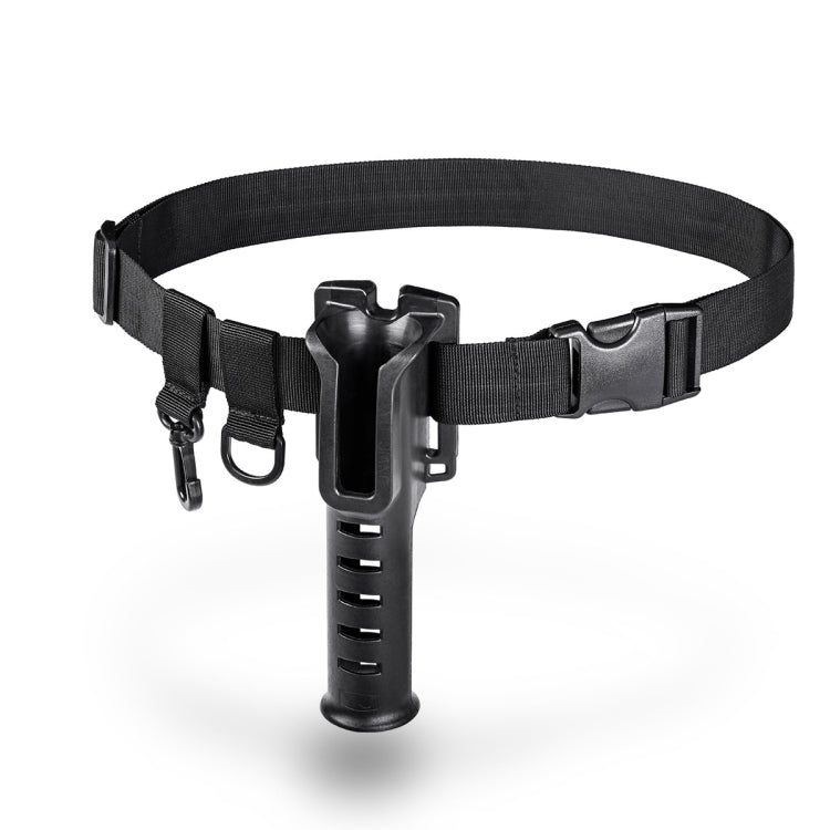 Fishing Rod Waist Belt Rod Holder Fishing Rod Waist Support(28157-B Black) - Fishing Rods & Accessories by PMC TechLife | Online Shopping South Africa | PMC TechLife