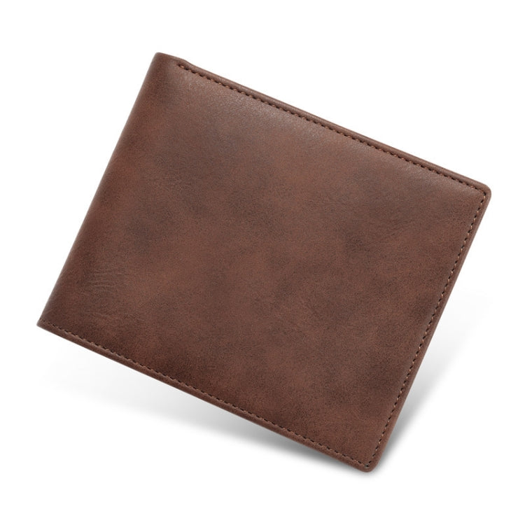 Vintage PU Leather Men Lettering Wallet(02 To Grandson) - Wallets by PMC TechLife | Online Shopping South Africa | PMC TechLife | Buy Now Pay Later Mobicred