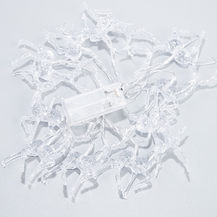 Christmas Elk String Lights Holiday Decoration, Spec: 1.5m 10 LEDs Battery Box(Colorful Light) - Decoration Lamps by PMC TechLife | Online Shopping South Africa | PMC TechLife