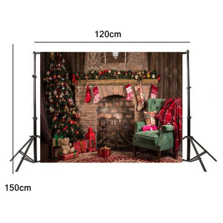 2.1m x 1.5m 3D Christmas Fireplace Studio Background Cloth - Other by PMC TechLife | Online Shopping South Africa | PMC TechLife
