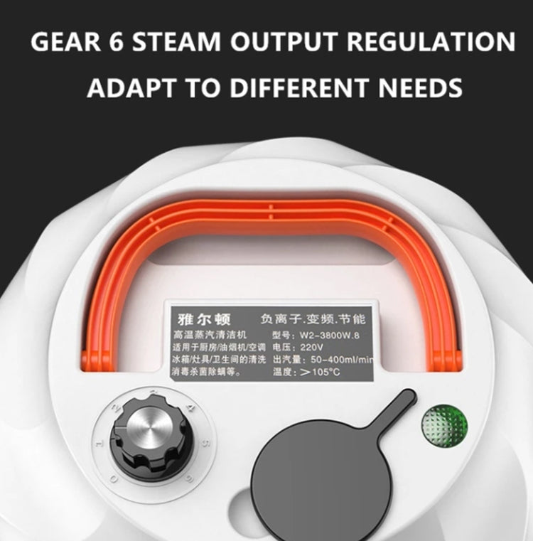 Steam Cleaner High Temperature Sterilization Cleaning Machine with 1L Water Tank 220V EU Plug(White) - free shipping - PMC TechLife - Order now!