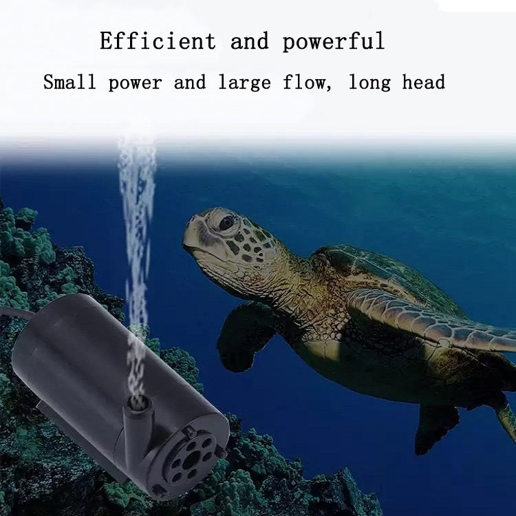 Quiet Mini Horizontal Vertical Submersible Pump, Style: Black Vertical - Fish Tanks & Accessories by PMC TechLife | Online Shopping South Africa | PMC TechLife | Buy Now Pay Later Mobicred