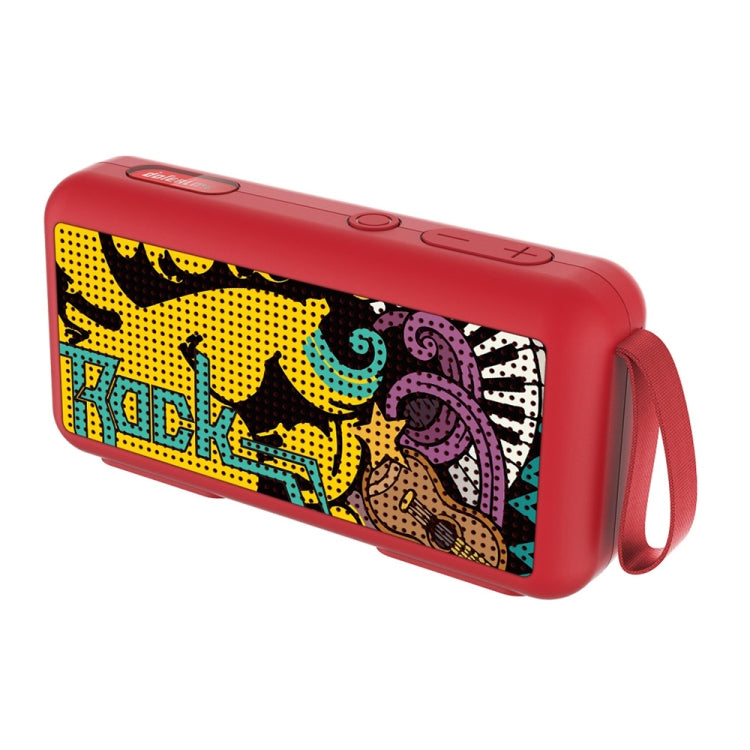 DoRealMe F0 TWS Mini Graffiti Bluetooth Speaker Support FM / TF Card(Red Graffiti) - Mini Speaker by PMC TechLife | Online Shopping South Africa | PMC TechLife