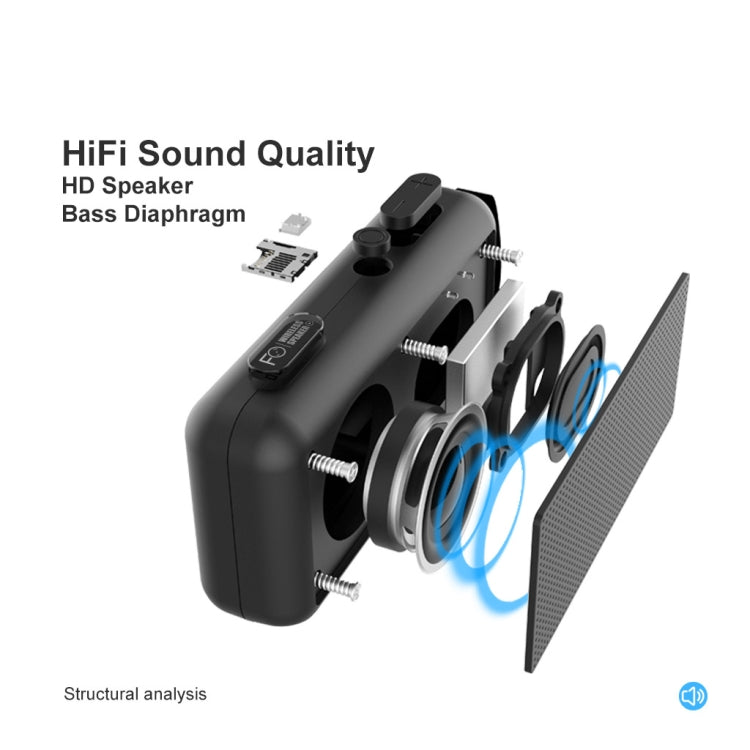 DoRealMe F0 TWS Mini Graffiti Bluetooth Speaker Support FM / TF Card(Red) - free shipping - PMC TechLife - Order now!