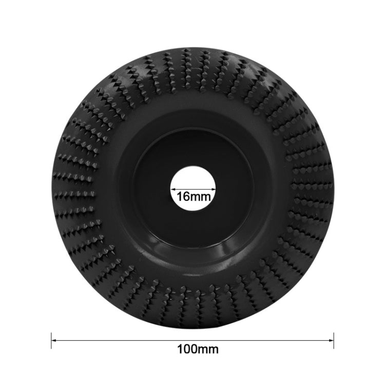 Woodworking Sanding Plastic Stab Discs Hard Round Grinding Wheels For Angle Grinders, Specification: 100mm Black Curved - Abrasive Tools & Accessories by PMC TechLife | Online Shopping South Africa | PMC TechLife