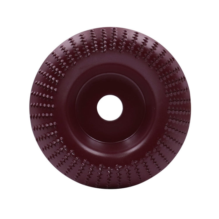 Woodworking Sanding Plastic Stab Discs Hard Round Grinding Wheels For Angle Grinders, Specification: 100mm Wine Red Curved - Abrasive Tools & Accessories by PMC TechLife | Online Shopping South Africa | PMC TechLife