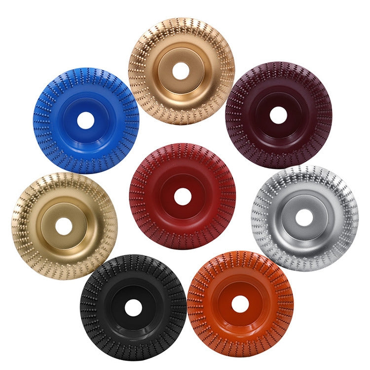Woodworking Sanding Plastic Stab Discs Hard Round Grinding Wheels For Angle Grinders, Specification: 100mm Orange Curved - free shipping - PMC TechLife - Order now!