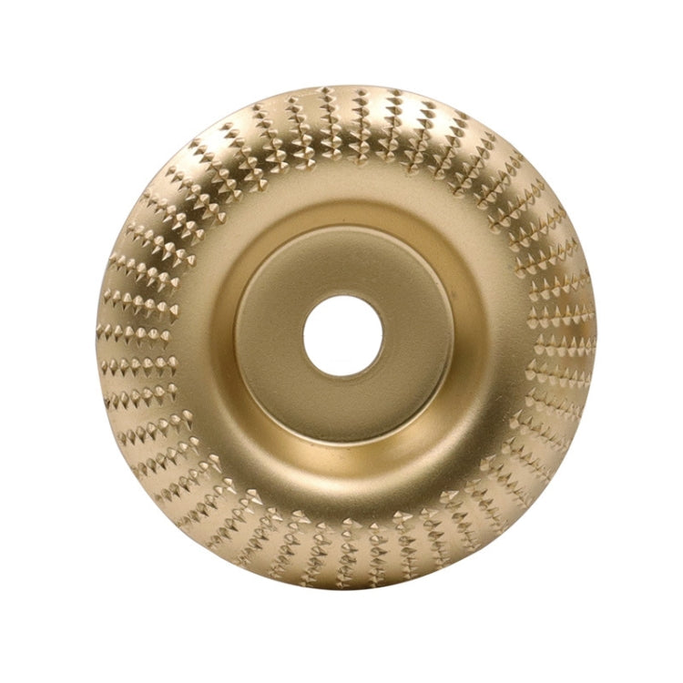 Woodworking Sanding Plastic Stab Discs Hard Round Grinding Wheels For Angle Grinders, Specification: 100mm Golden Curved - Abrasive Tools & Accessories by PMC TechLife | Online Shopping South Africa | PMC TechLife