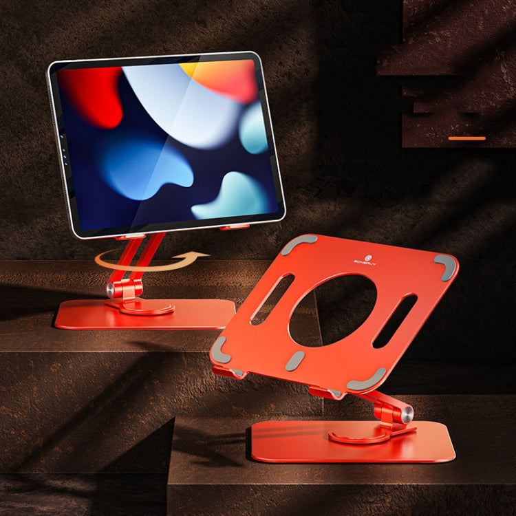 Boneruy L04mini 360 Degree Rotating Aluminum Alloy Tablet Laptop Holder(Silver) - free shipping - PMC TechLife - Order now!