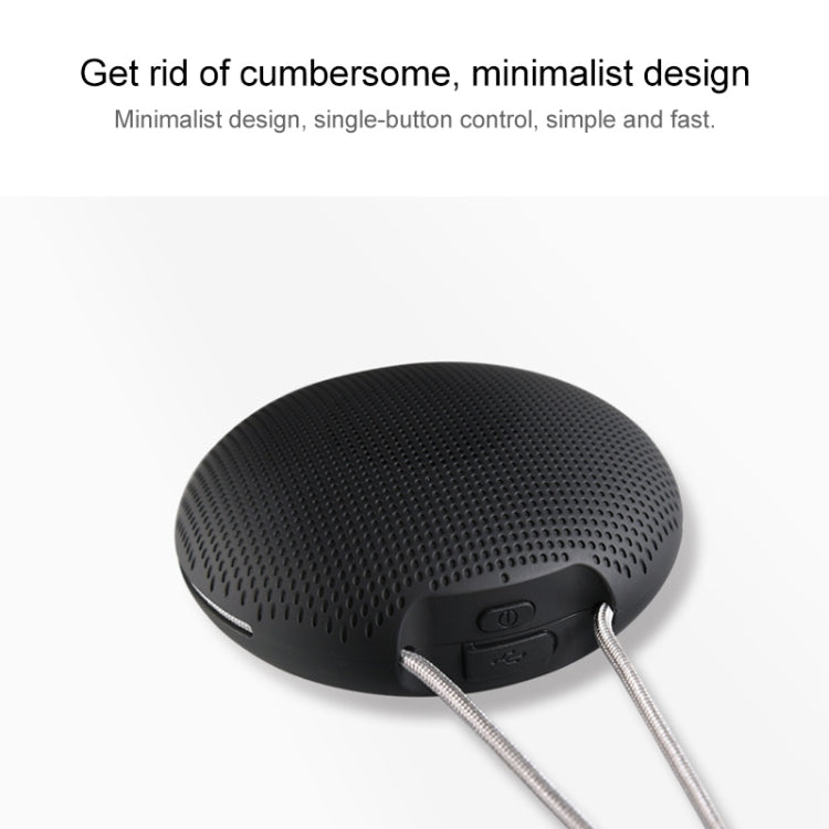 F5 TWS Outdoor Waterproof Mini Bluetooth Speaker with Lanyard Support Hands-free(Black) - Mini Speaker by PMC TechLife | Online Shopping South Africa | PMC TechLife