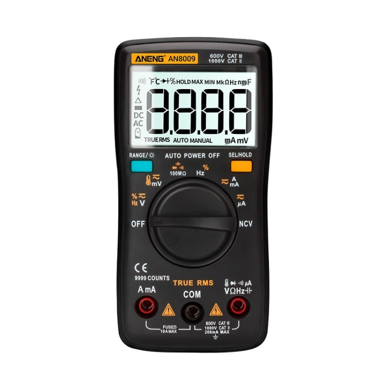 ANENG AN8009 NVC Digital Display Multimeter, Specification: Standard(Black) - free shipping - PMC TechLife - Order now!