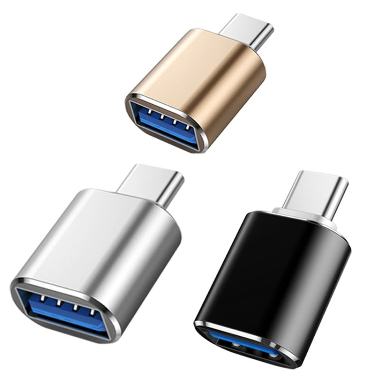 10 PCS USB 3.0 Female to USB-C / Type-C Male OTG Adapter(Silver) - OTG Adapter by PMC TechLife | Online Shopping South Africa | PMC TechLife | Buy Now Pay Later Mobicred