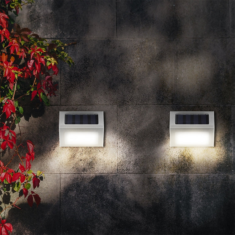 6 LED Solar Stainless Steel Stair Ladder Lamp Wall Light(Warm Light) - LED Street Light by PMC TechLife | Online Shopping South Africa | PMC TechLife