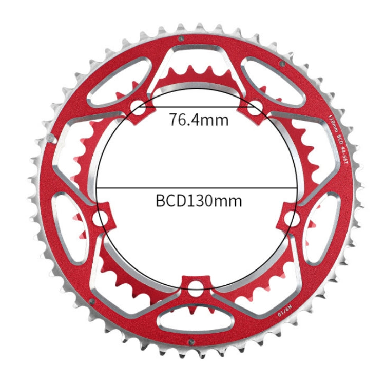 WEST BIKING YP0719273 Road Bike 56T-44T Double-Disc Aluminum Alloy Gears(Black) - free shipping - PMC TechLife - Order now!