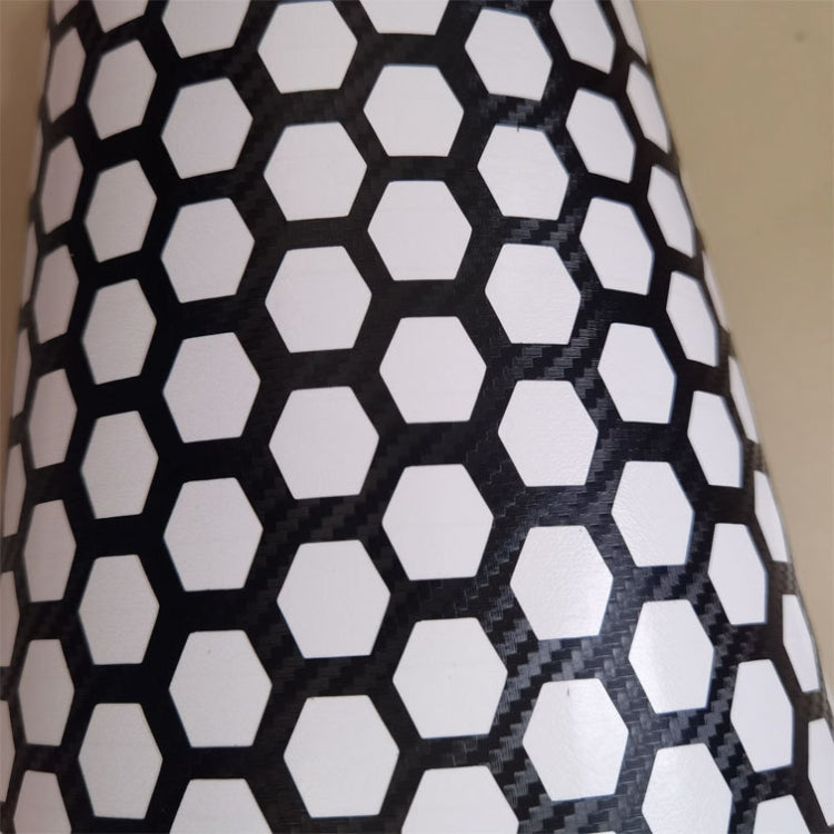 5 PCS Car Honeycomb Tail Lamp Film Universal Personality Modified Light Film Sticker(Carbon Fiber Black) - Auto Film by PMC TechLife | Online Shopping South Africa | PMC TechLife