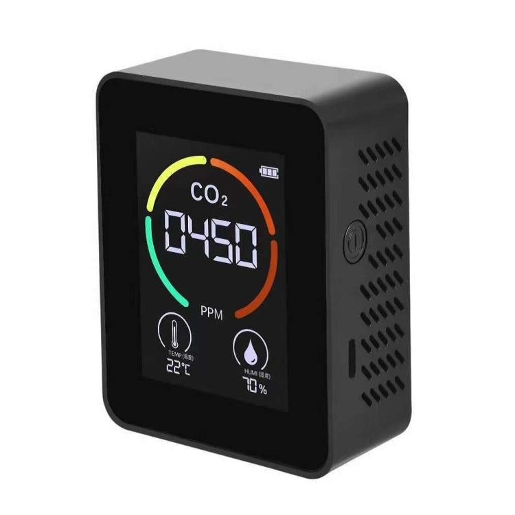 XY-T01 Temperature Humidity Display CO2 Meter Carbon Dioxide Air Quality Detector(Semiconductor Black) - Gas Monitor by PMC TechLife | Online Shopping South Africa | PMC TechLife | Buy Now Pay Later Mobicred