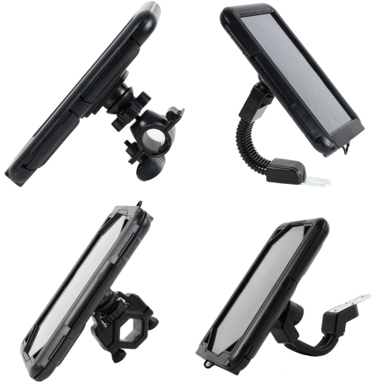 Motorcycle Bicycle Waterproof Mobile Phone Holder, Style: Handlebar (7 inch) - Holders by PMC TechLife | Online Shopping South Africa | PMC TechLife