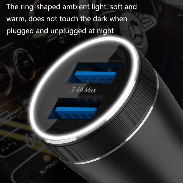 QIAKEY BK928 Dual Ports Fast Charge Car Charger - Car Charger by QIAKEY | Online Shopping South Africa | PMC TechLife | Buy Now Pay Later Mobicred