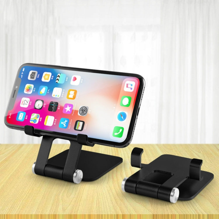 MT510 Universal Metal Folding Stand For Mobile Phone And Tablet(Mysterious Black) - Desktop Holder by PMC TechLife | Online Shopping South Africa | PMC TechLife