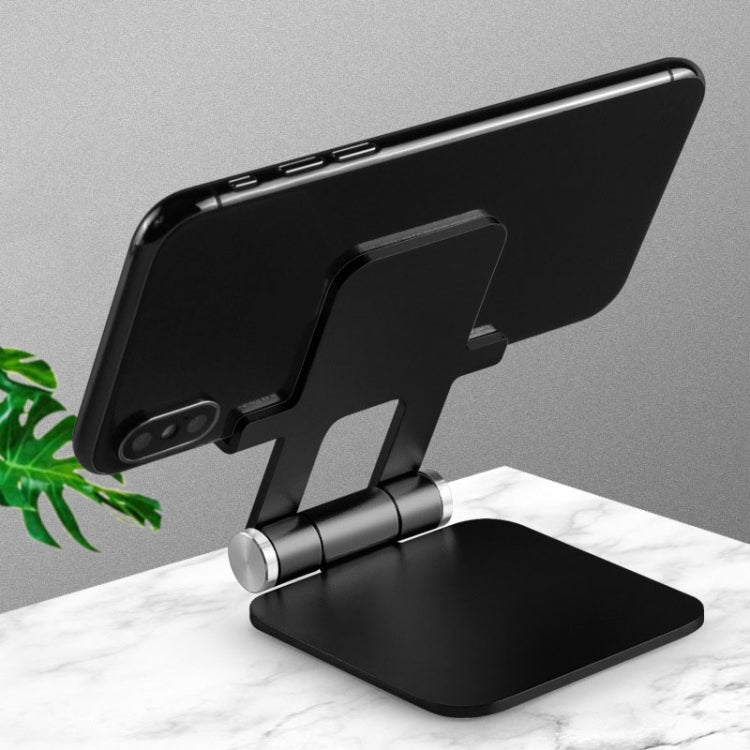 MT510 Universal Metal Folding Stand For Mobile Phone And Tablet(Mysterious Black) - Desktop Holder by PMC TechLife | Online Shopping South Africa | PMC TechLife