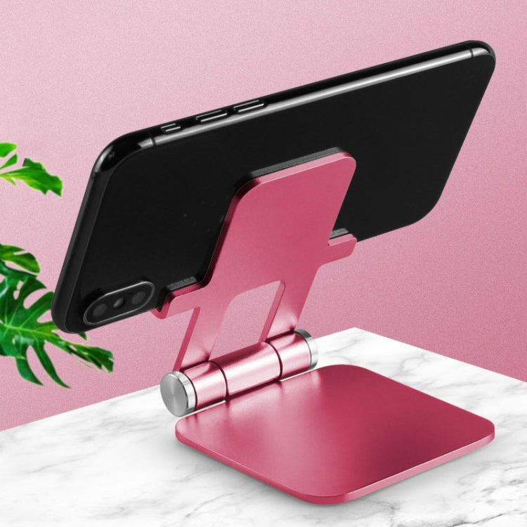 MT510 Universal Metal Folding Stand For Mobile Phone And Tablet(Rose Gold) - Desktop Holder by PMC TechLife | Online Shopping South Africa | PMC TechLife