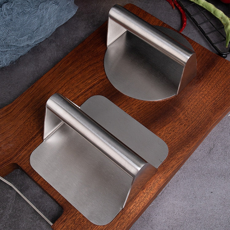 304 Stainless Steel Hamburger Manual Meat Press, Specification: Circular - Gadgets by PMC TechLife | Online Shopping South Africa | PMC TechLife