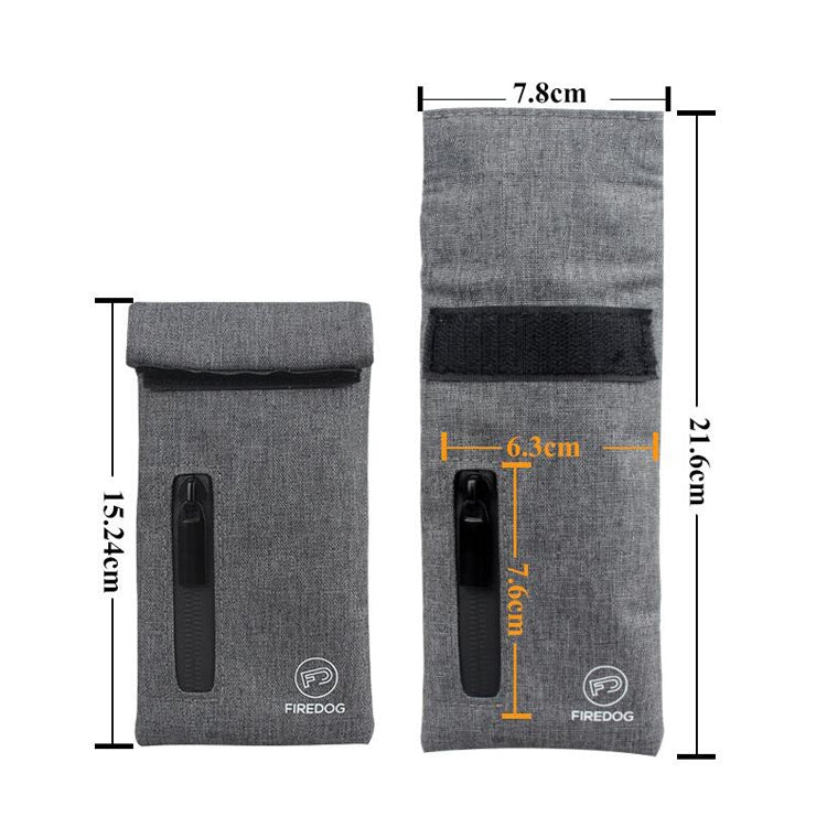 FIREDOG CL-104 Zipper Smoke Anti-Clad Bag Mini Tobacco Bag(Wash Canvas) - Cigarette Box & Ashtrays by PMC TechLife | Online Shopping South Africa | PMC TechLife