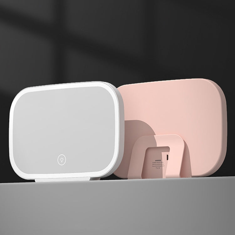 Car Sun Visor Makeup Mirror With LED Light(Pink) - Interior Mirrors by PMC TechLife | Online Shopping South Africa | PMC TechLife