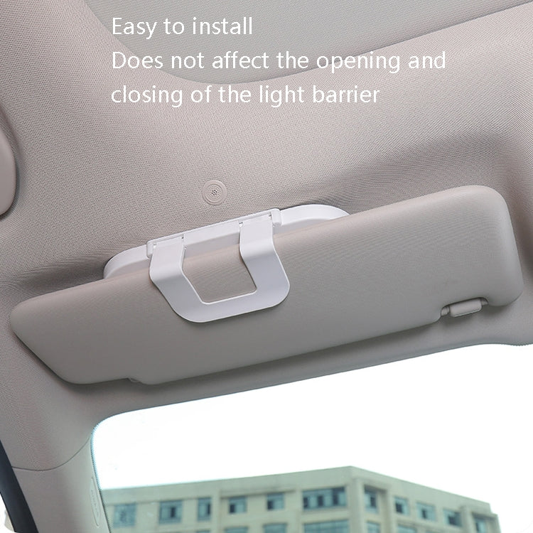Car Sun Visor Makeup Mirror With LED Light(Pink) - Interior Mirrors by PMC TechLife | Online Shopping South Africa | PMC TechLife