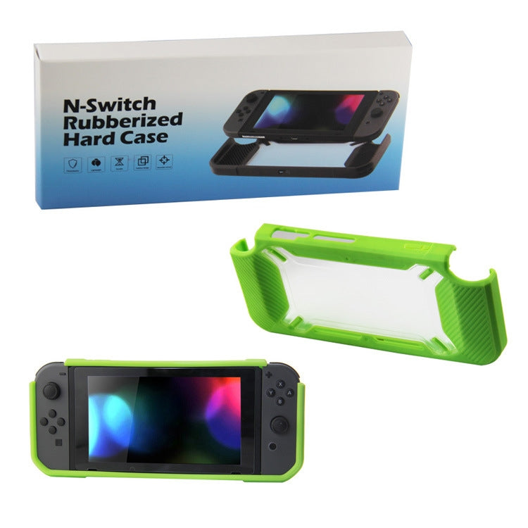 Scratch-Resistant Back Cover For Nintendo Switch(Green + White) - Cases by PMC TechLife | Online Shopping South Africa | PMC TechLife