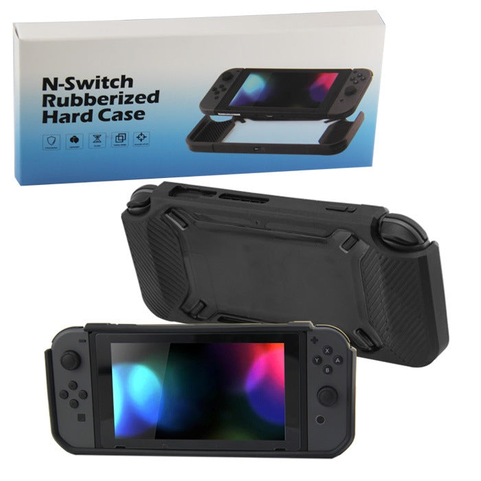 Scratch-Resistant Back Cover For Nintendo Switch(Black + Black) - Cases by PMC TechLife | Online Shopping South Africa | PMC TechLife