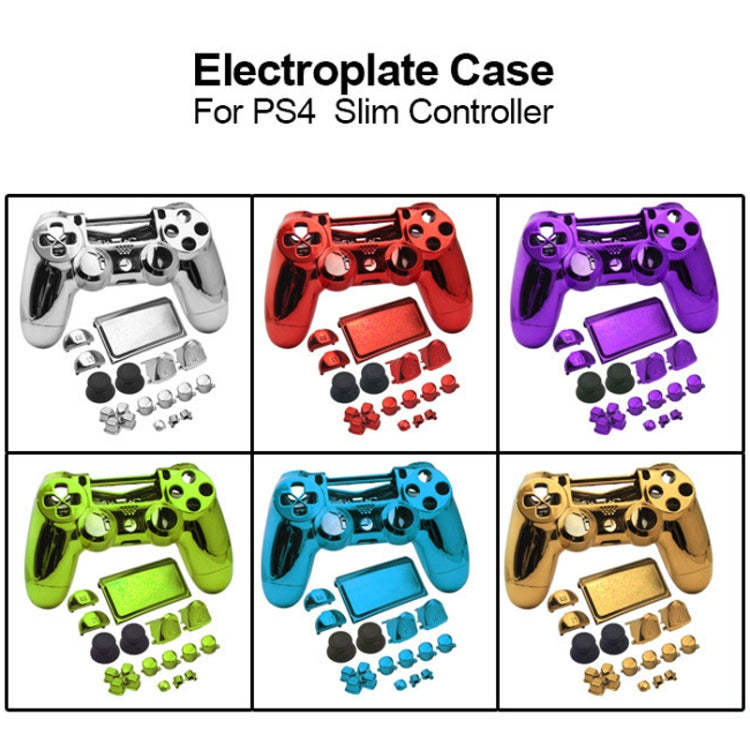 Electroplated Protective Case For PS4 Slim(Green) - free shipping - PMC TechLife - Order now!